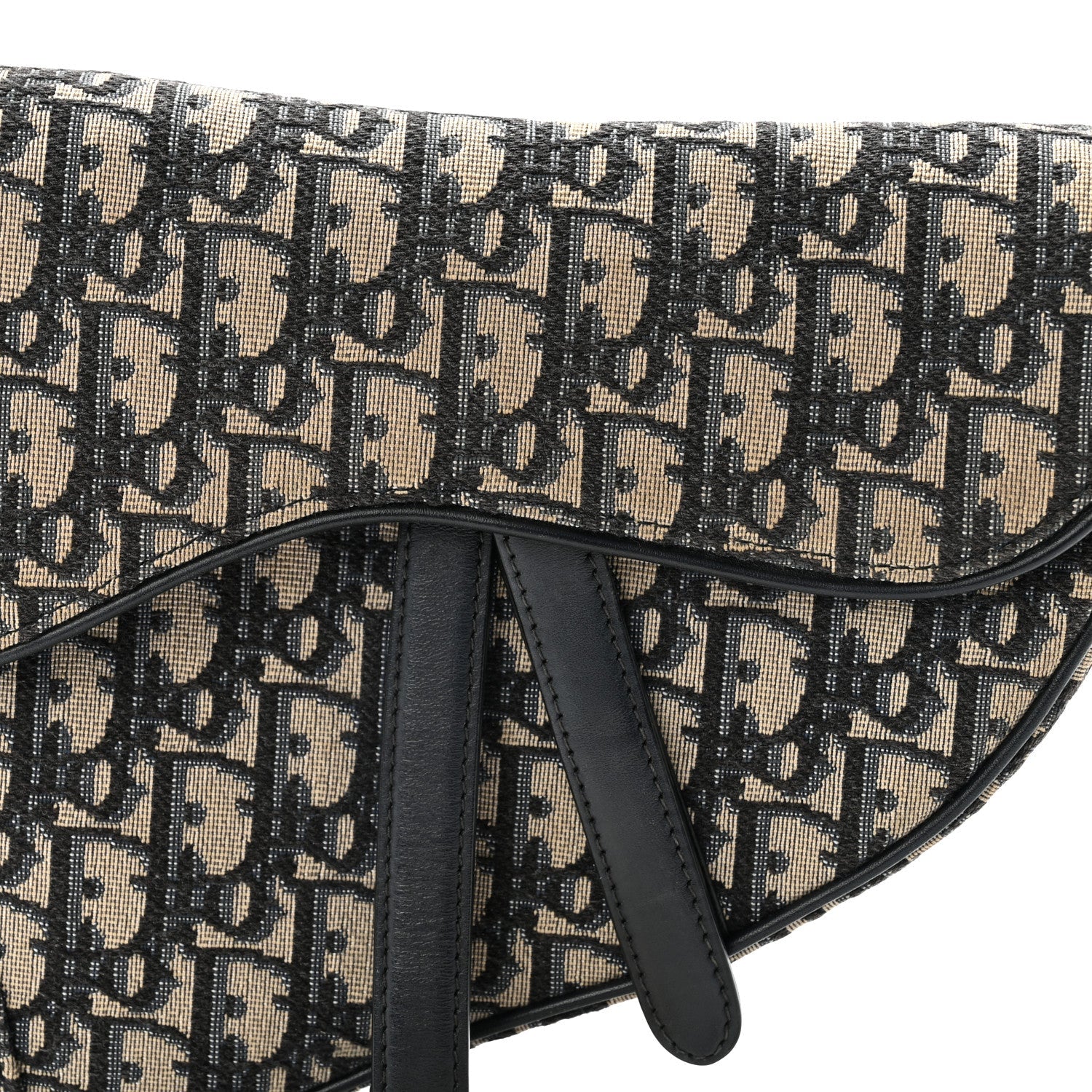 Oblique Saddle Bag Blue