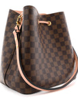 Damier Ebene Neonoe MM Venus Pink