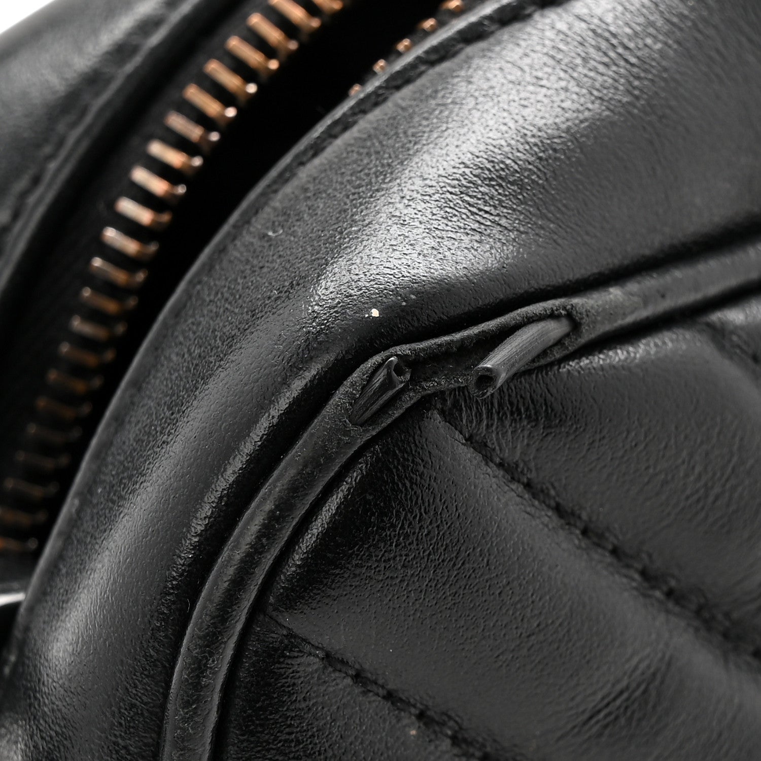 Calfskin Matelasse Monogram Lou Camera Bag Black