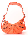 Agneau Arena Le Cagole Shoulder Bag XS Orange