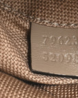 GG Shadow Monogram Ophidia Top Handle Bowler Bag Taupe