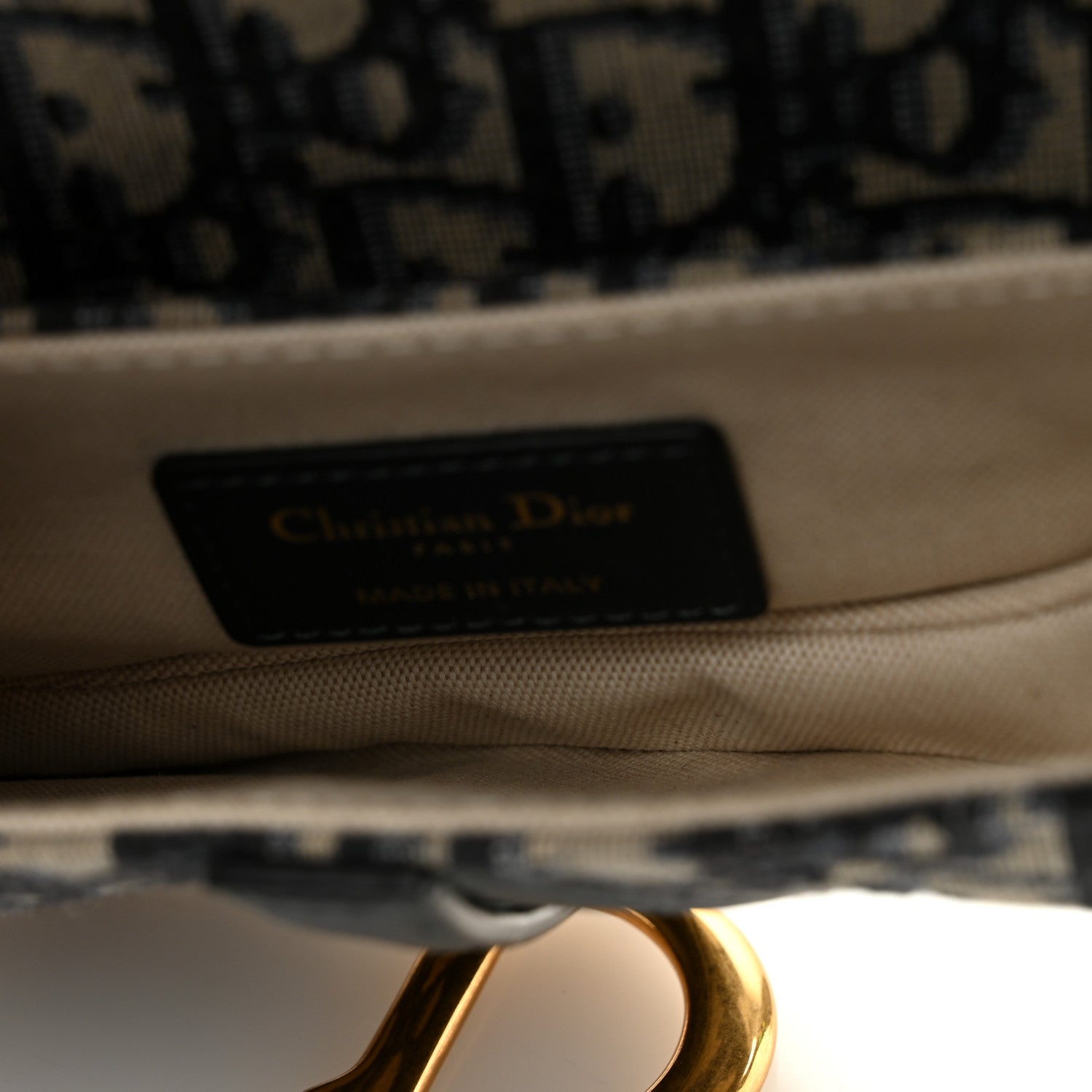 Oblique Mini Saddle Bag Blue