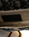 Oblique Mini Saddle Bag Blue