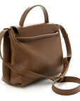 Silky Calfskin Small Ciao Ciao Nocciola