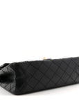 Aged Calfskin Quilted 2.55 Reissue 225 Flap Black