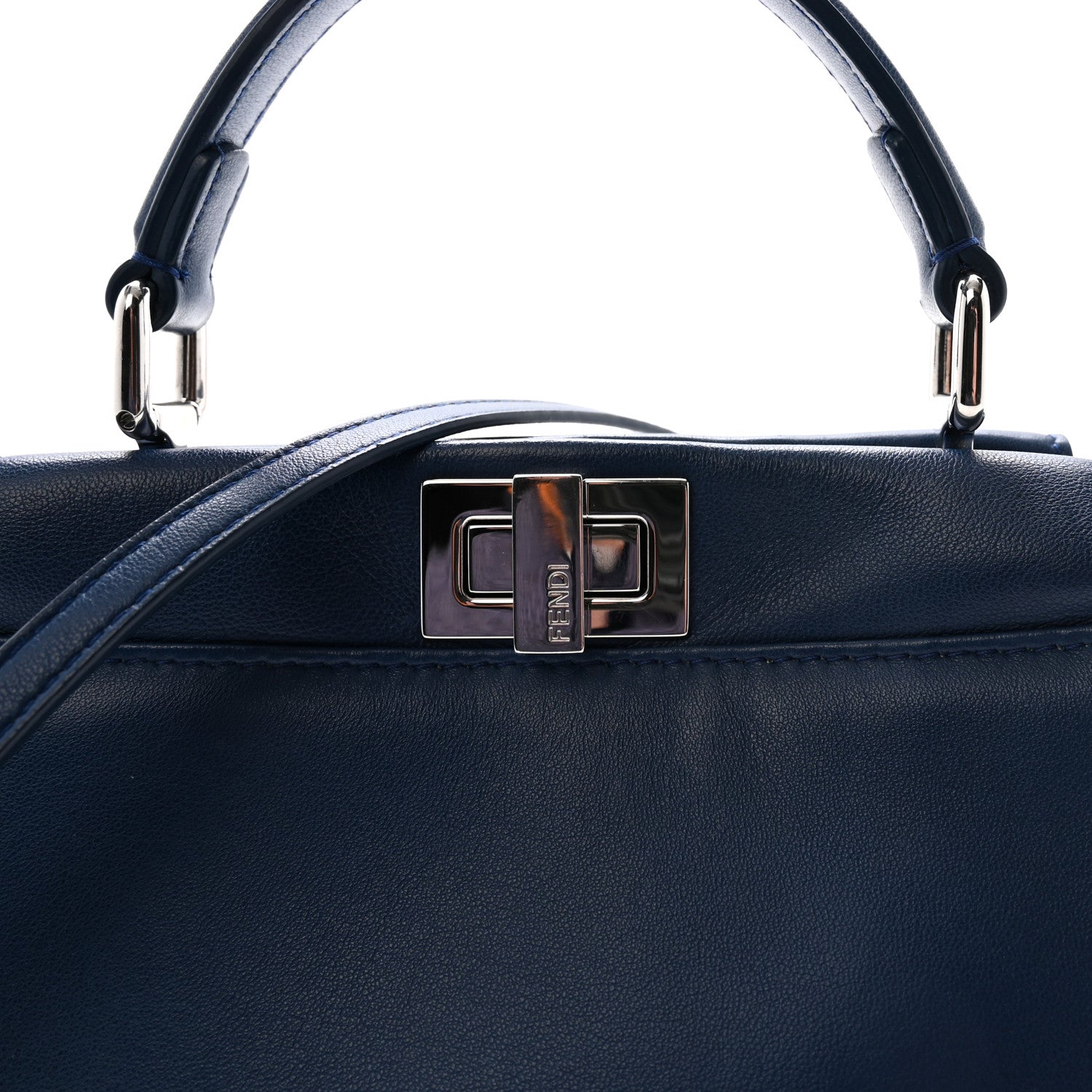 Nappa Mini Peekaboo Iconic Satchel Dark Blue