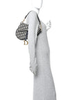 Oblique Saddle Bag Blue
