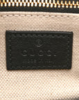 GG Supreme Monogram Horsebit 1955 Soft Small Shoulder Bag Beige Black