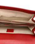 Dollar Calfskin Swarovski Crystal Small Dionysus Shoulder Bag Hibiscus Red