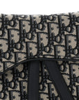 Oblique Saddle Bag Blue