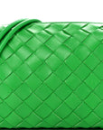 Nappa Intrecciato Mini Loop Camera Bag Parakeet