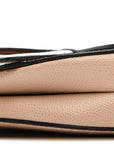 Grained Calfskin Mini Saddle Bag Fard