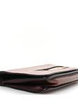 Metallic Calfskin J'AD1OR Chain Flap Bag Noisette