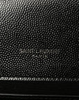 Grain De Poudre Small Classic Monogram Monochrome Kate Satchel Black