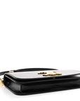 Shiny Calfskin Triomphe Multipochette Black