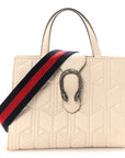 Cafskin Web Quilted Large Dionysus Tote Bag White