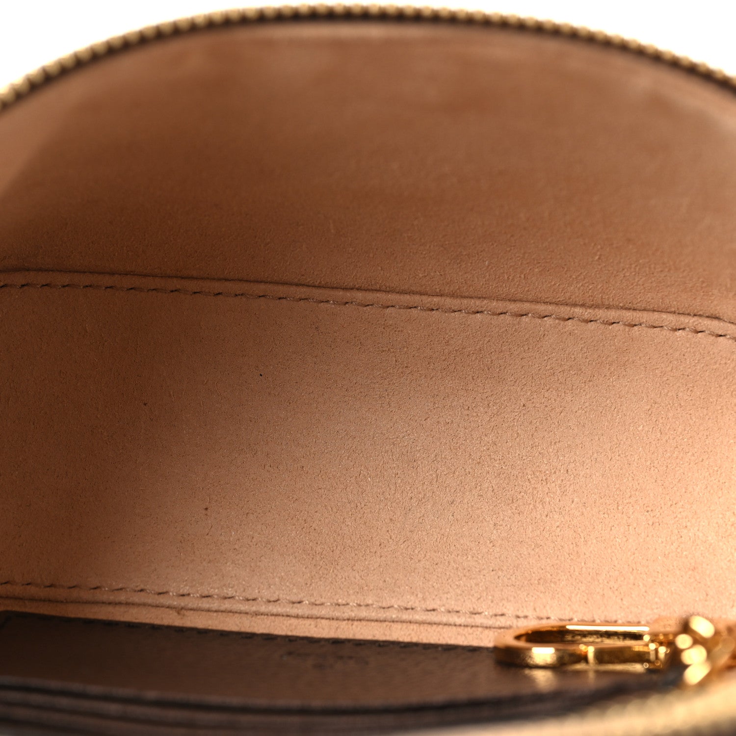 GG Supreme Monogram Textured Dollar Calfskin Web Ophidia Belt Bag 110 44 Beige Ebony New Acero