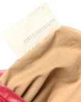 Nappa Intrecciato Small Veneta Hobo Cassis