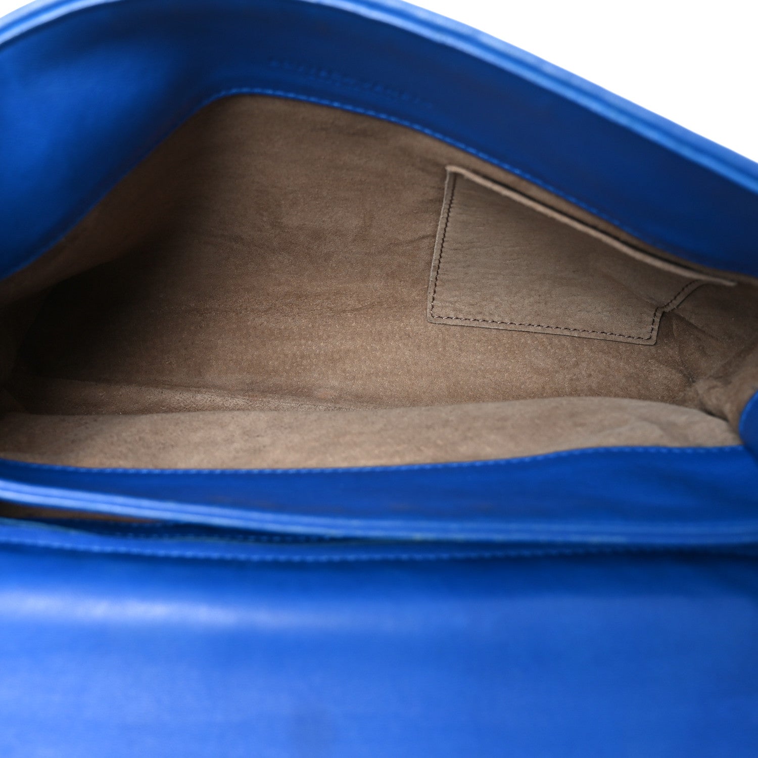 Nappa Intrecciato Medium Olimpia Shoulder Bag Blue