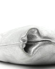 Metallic Goatskin Callie Mea Tassel Silver