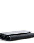 Overdyed Calfskin Horseferry Check Porter Continental Wallet Blue Carbon