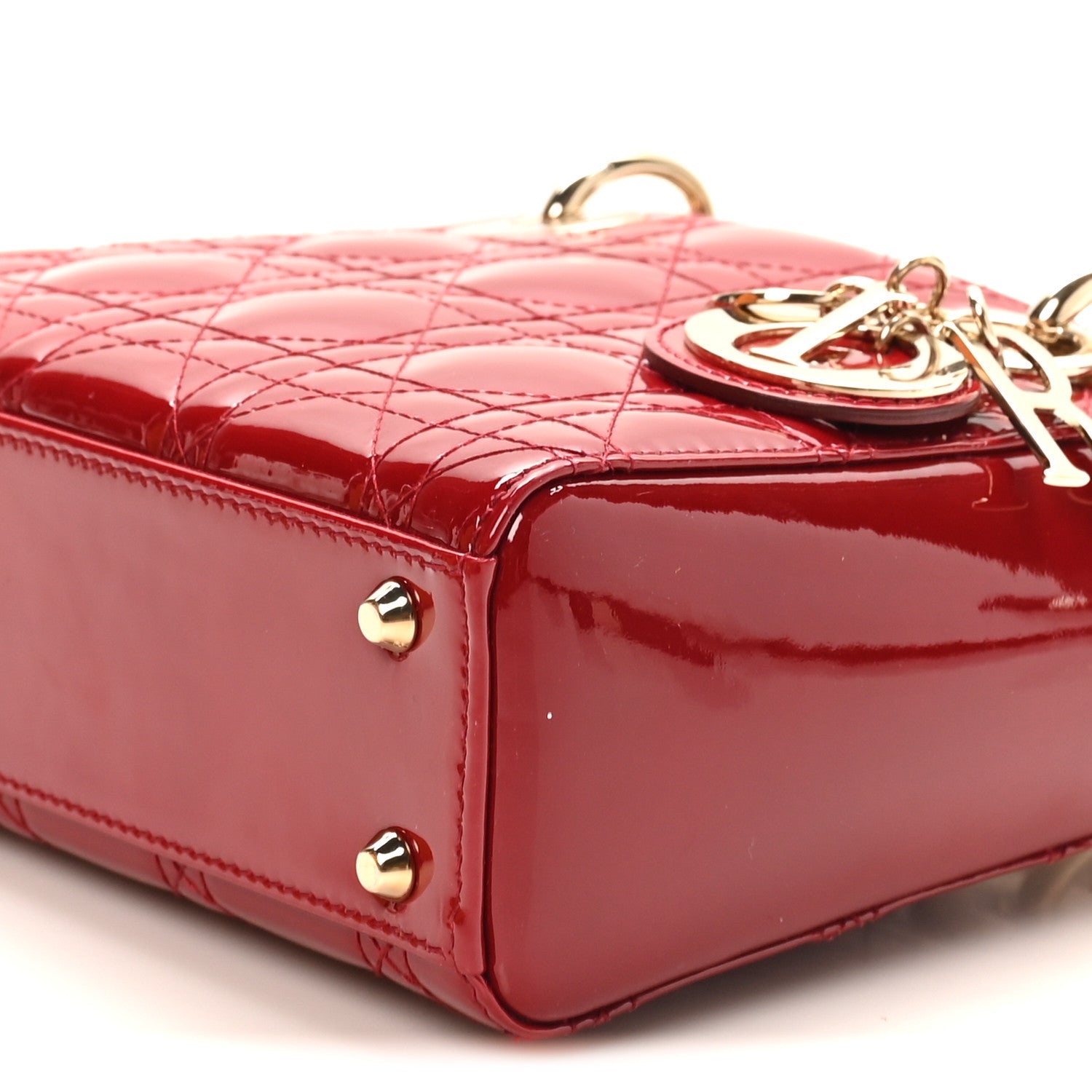 Patent Cannage Mini Lady D1OR Red