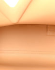 Calfskin Medium The Point Triangle Bag Almond
