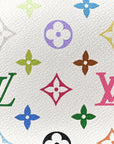 Monogram Multicolor Petit Noe White