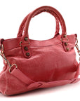 Agneau Giant 12 Rose Gold Hardware First Grenadine