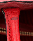 Vitello Elite Flamingo Regular 2Jours Tote Rosso Fiamma