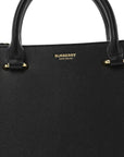 Calfskin Mega Check Small Banwell Tote Black