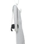 Grain De Poudre Matelasse Monochrome Monogram Mini Lou Camera Bag Black