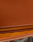 Goyardine Belvedere II PM Messenger Bag Black Gold
