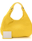 Nappa Intrecciato Medium Campana Buttercup