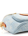 Monogram Denim Mini Bumbag Sky Blue