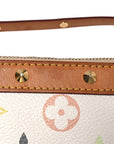 Monogram Multicolor Pochette Accessories White