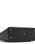 Lambskin Cannage Large Lady D1OR Black