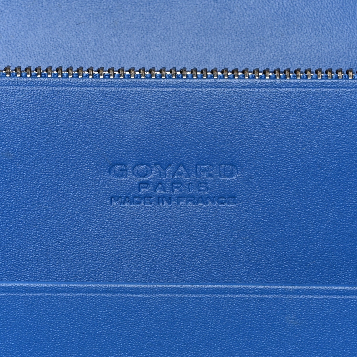 Goyardine Richelieu Wallet Sky Blue