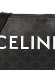 Triomphe Canvas Medium Messenger Bag Black