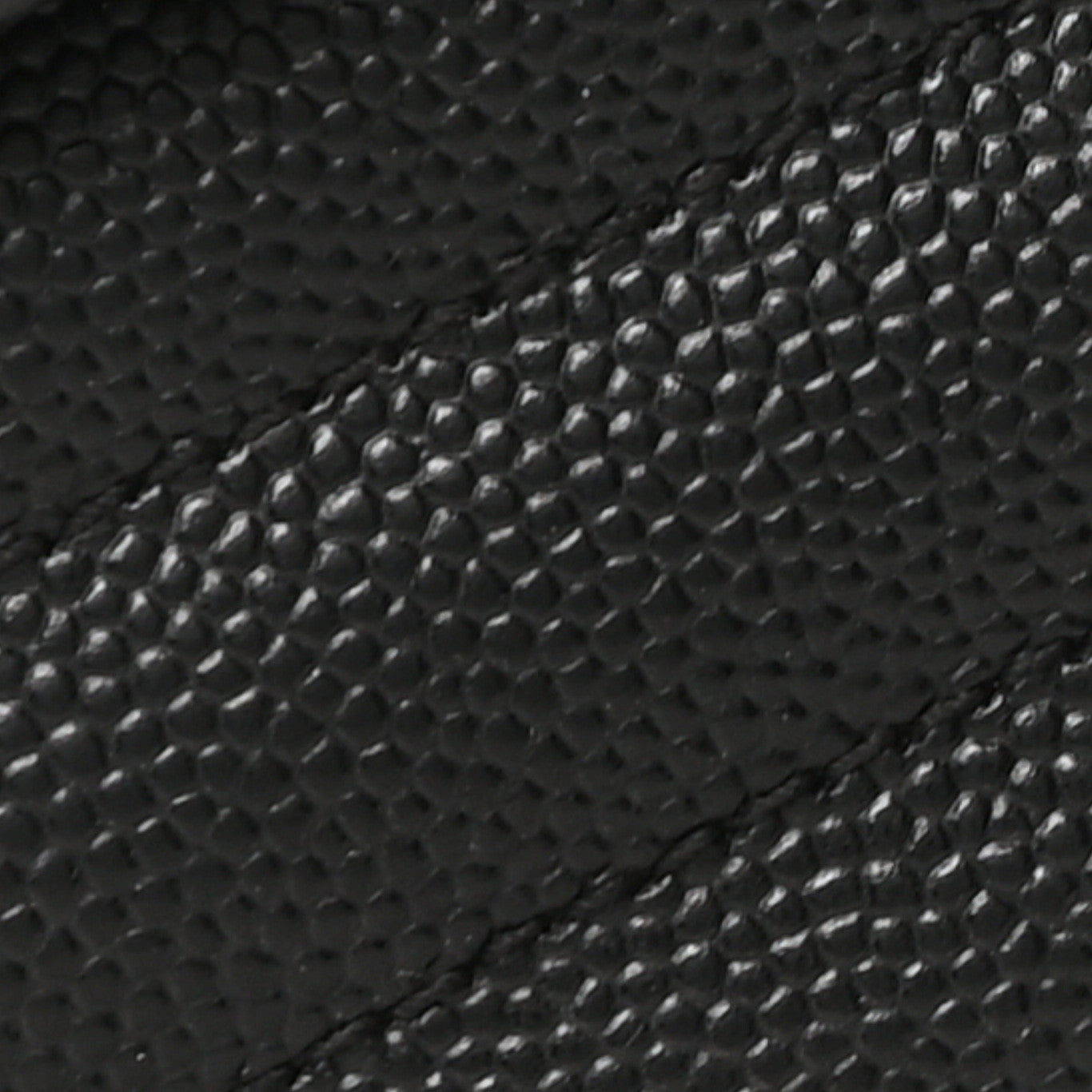 Grain De Poudre Matelasse Chevron Monogram Envelope Chain Wallet Black