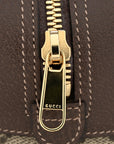 GG Supreme Monogram Web Small Ophidia Shoulder Bag Brown