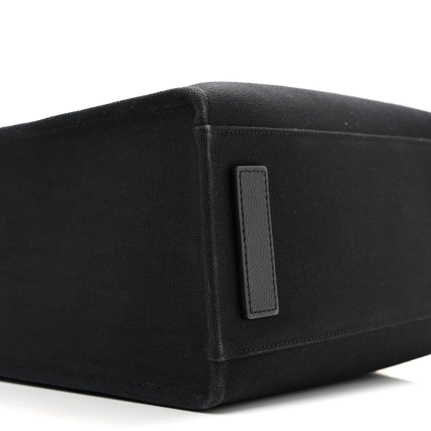 Canvas Calfskin La Medusa Small Tote Black