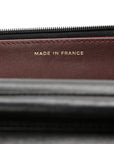 Lambskin Quilted Wallet On Chain WOC Black