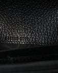 Dollar Calfskin GG Supreme Monogram Petite GG Marmont Wallet Chain Bag Black Beige Ebony