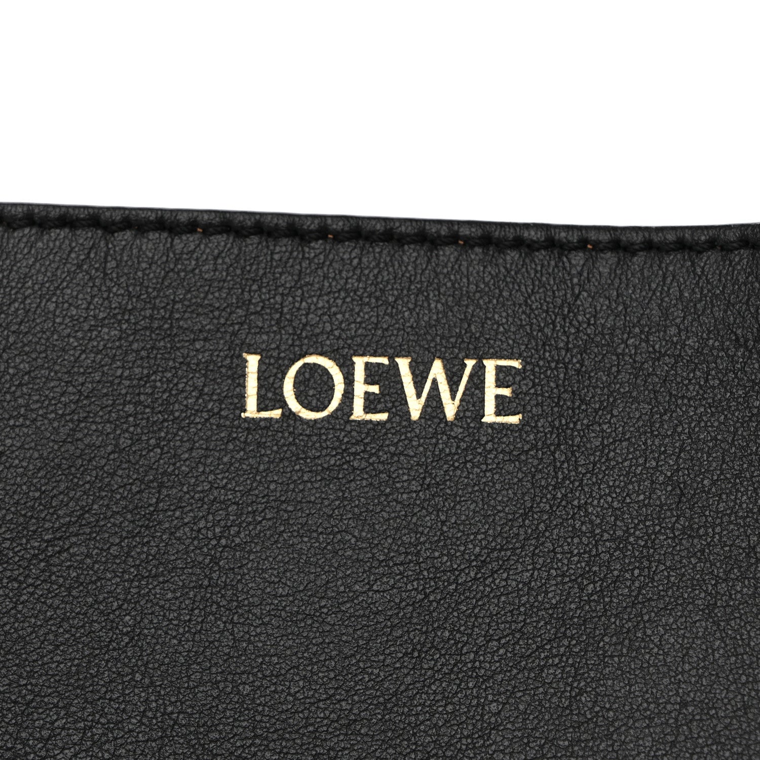 Shiny Calfskin Medium Puzzle Fold Tote Black