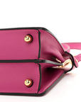 Shiny Nappa Petite Peekaboo I SEE U Satchel Ciclamino Pilar