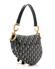 Oblique Saddle Bag Blue