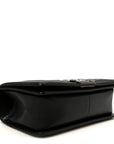 Lambskin Chevron Quilted Medium Boy Flap Black