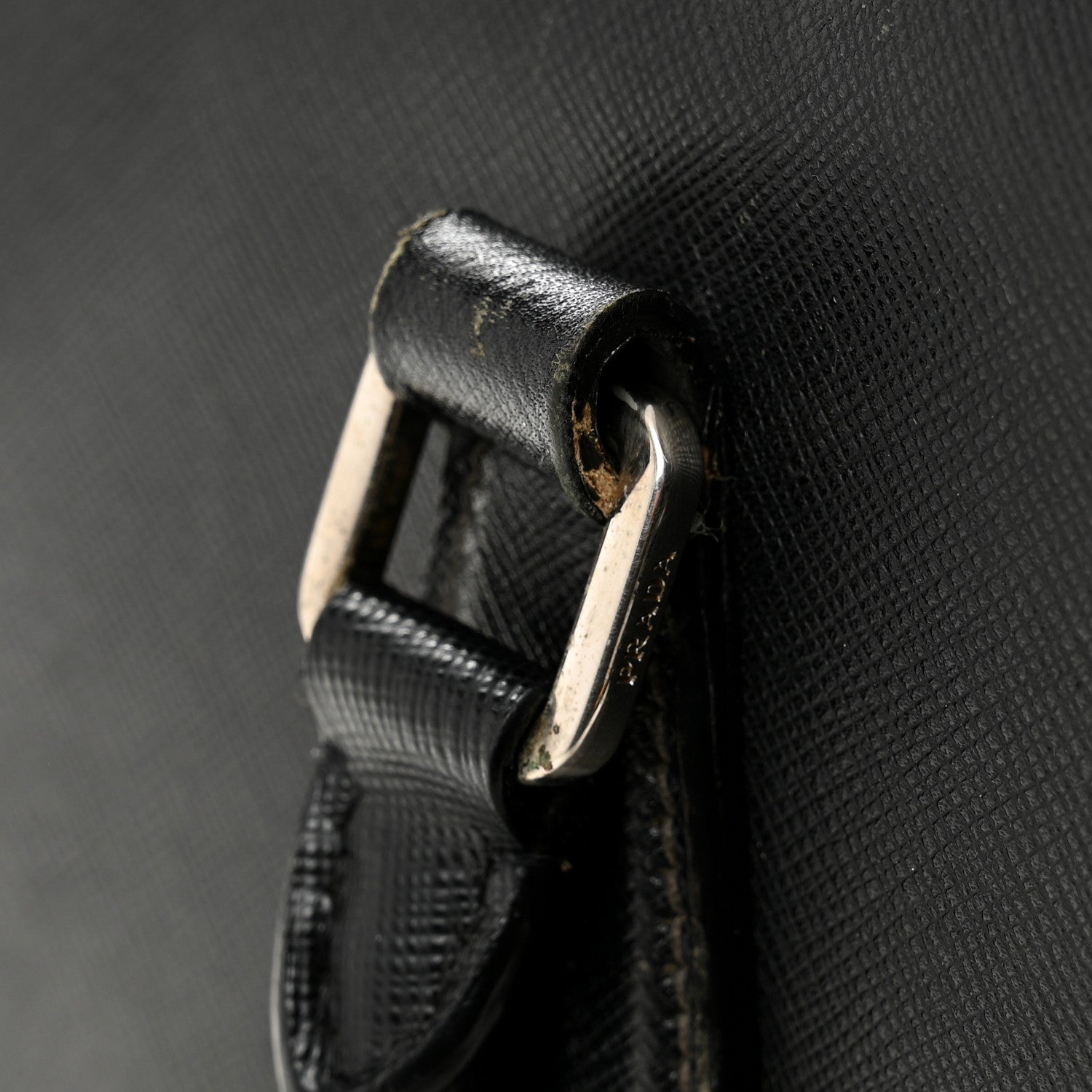 Saffiano Travel Briefcase Black