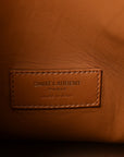 Suede Calfskin Studded Small Sac De Jour Caramel Cognac